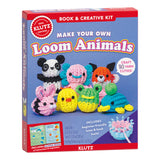 Klutz Make Your Own Loom Animals creative kit packaging on a white background