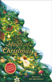 Book cover of 'The Magic of Christmas' with a Christmas tree design and angel illustration.